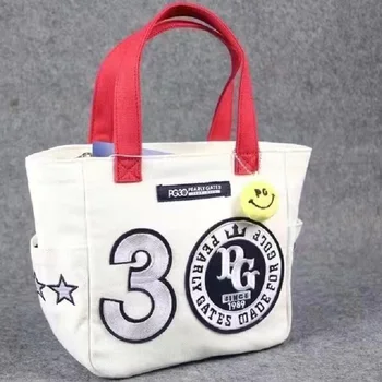 PG moda saco de mulheres jogador saco saco de armazenamento de proteção ambiental de lona composto