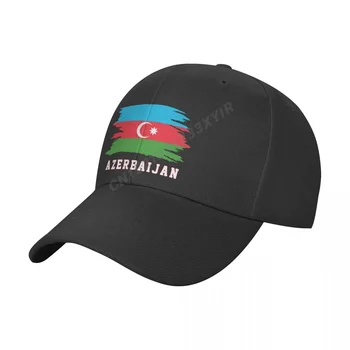 Boné de beisebol do Azerbaijão Bandeira Azerbaijani Legal Fãs Selvagem Sombra de Sol Atingiu Ajustável ao ar livre Caps para Homens Mulheres