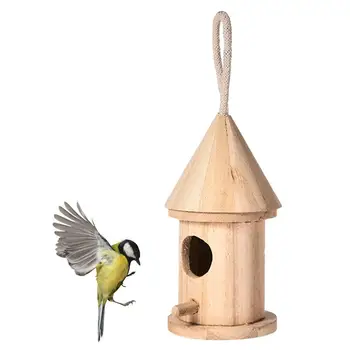Criativo, Bonito DIY de Aves Casa de Suspensão Exterior do Ninho de Pássaro Decoração de Casa de Jardinagem, Decoração de Aves Acessórios Novos Chegada