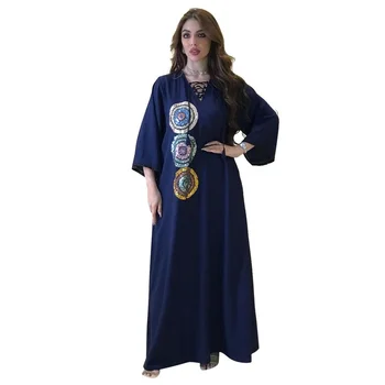 kaftan de vestimenta muçulmana moda árabe de dubai abayas para as mulheres 2022 casual manto casual, fitness islã roupas