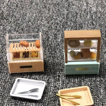 1:12 Casa de bonecas em Miniatura Simulação Mini Despensa Modelo DIY Acessórios de Cena, Adereços de Decoração Brinquedo
