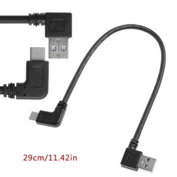 20CB de Alto Desempenho USB 3.0 Para o Tipo C de macho Para Macho Adaptador de Cabo para Smartphone, Tablet, Pc 39cm Comprimento do Cabo Conector