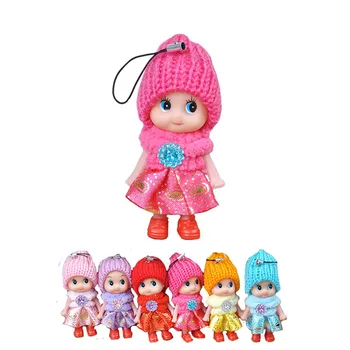 5pcs/set 8cm Kelly Pouco Confuso Boneca Princesa Bebê Bonito Kelly Bonecas Corpo Brinquedos Para Meninas Presentes das Crianças