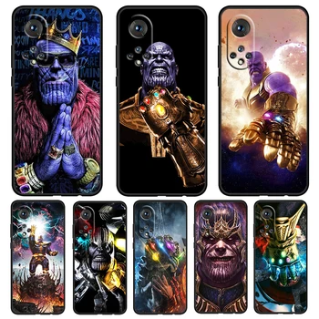 Thanos herói da marvel Caso Para Honra 70 60 50 20 SE Pro 10X 10i 10 9 X 9A 8X 8A Lite Silicone TPU Macio Preto Tampa do Telefone