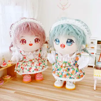 20cm roupas de boneca Laço camisa Correia saia sapatos terno bonecas acessórios para a nossa geração Coreia do Kpop EXO ídolo Bonecas de presente Brinquedos de DIY