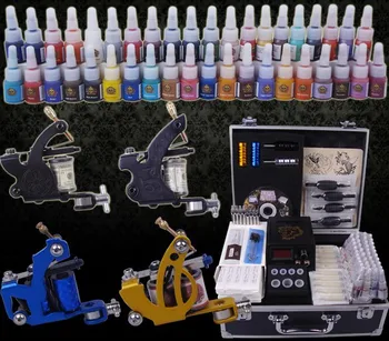completo conjunto de ferramentas de maquiagem permanente da máquina digital de 4 de máquina de tatuagem melhores máquinas de tatuagem preço
