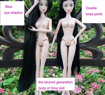 Original em Chinês Nu Boneca / Pele Branca / 14 Articulações móveis /com a cabeça e o corpo Para Xinyi Bb boneca BBI00389